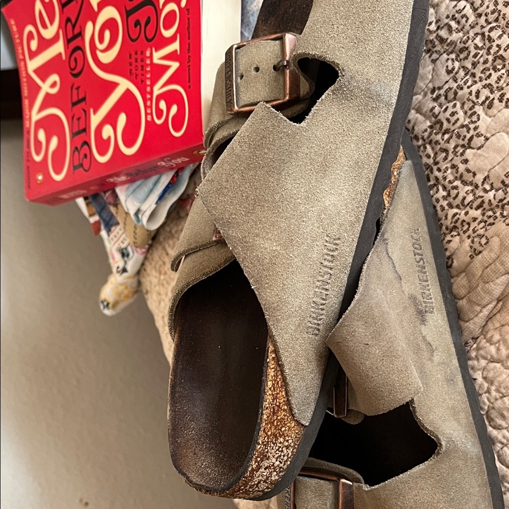 Birkenstock Arizona Suede Sandals Size 38 - Picture 4 of 6